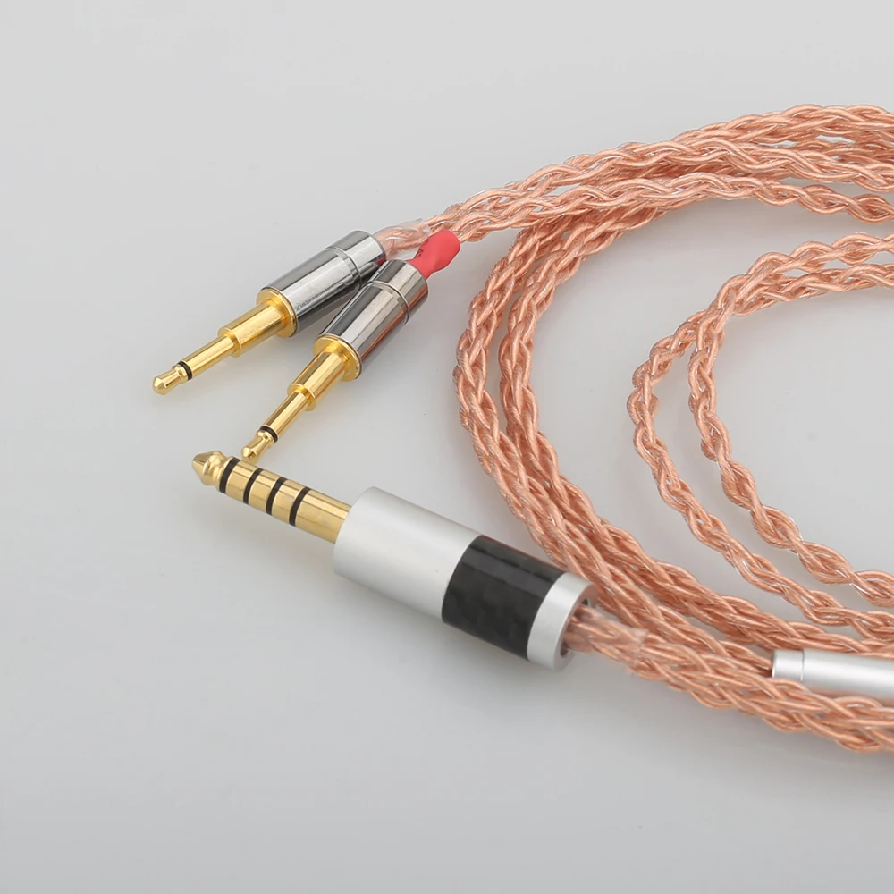 Audiocrast 8cores Headphones Cable Audio Upgrade Cable For Meze 99 Classics Focal Elear