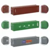 Evemodel C8746 1pc HO Scale 1:87 40ft Shipping Container 40' Cargo Box Model Railway Layout 3