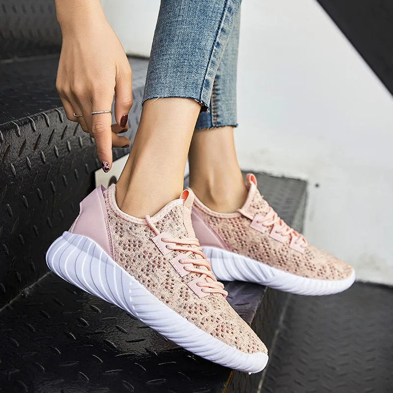 

Europe Separate Station Summer Creative-Korean-style Breathable Athletic Shoes Hollow out Fashion Casual Shoes