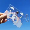 Sharkbang Kawai Transparent Cartoon Portable ID Credit Bank Bus Card Key Holder Cute Card Protective Case School Stationery 5