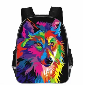 

Animal Tiger Dog Wolf Backpack Men Women Travel Rucksack Fashion Surprise Gift Knapsack Beautiful Children Boys Girls Mochilas