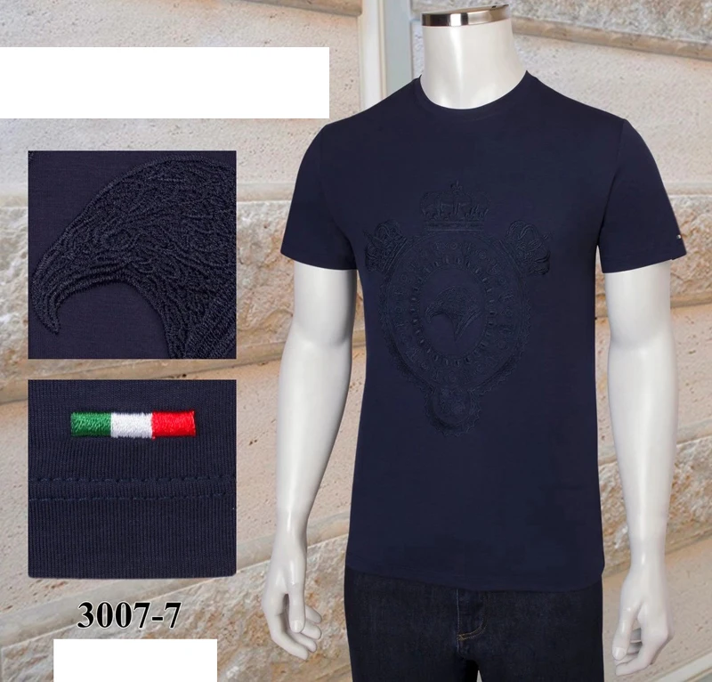 

Billionaire men t-shirts 2021 summer new Heavy industry embroidery Short sleeve cotton clothes O-neck t-shirt for size M~4XL