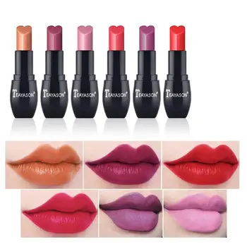 

TEAYASON Kawaii Velvet Matte Lipstick Set Pigment Velvet Nude Sexy Lipstick Long Lasting Waterproof Moisturizing Lips Tint Kit