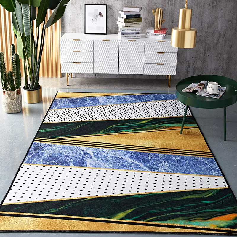 

Nordic living room coffee table sofa mat household bedroom net red room layout geometry carpet bedside blanket full shop