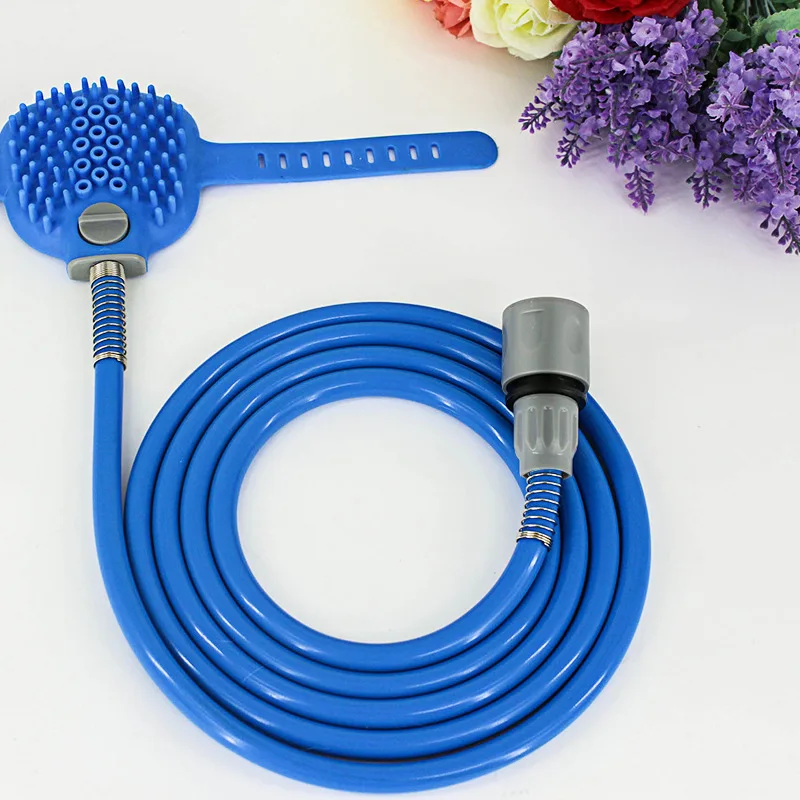 Pet Bathing Tool Comfortable Massager Shower Tool Cleaning Washing Bath Sprayers Palm-Sized Dog Brush Scrubber Pets Hand Massage