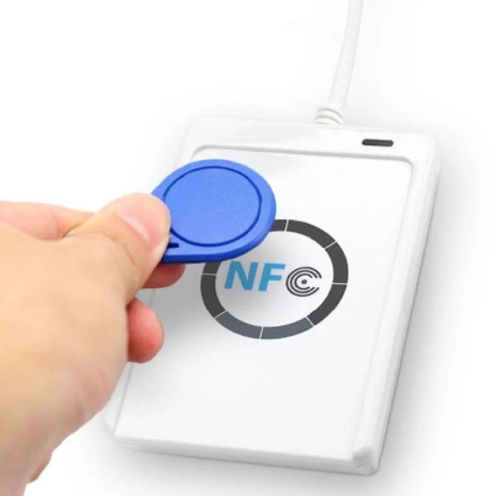 ACR122U RFID считыватель смарт-карт NFC Писатель Копир Дубликатор записываемый клон программное обеспечение USB для ISO14443 протокол S50
