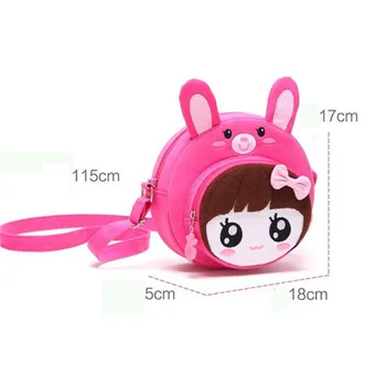 

Girl's Bag Princess fashion one shoulder messenger bag cotton canvas beautiful little girl lovely baby's bag children's bag