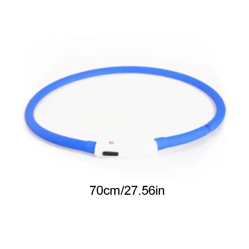

LED Light Collar for Dogs USB Rechargeable Luminous Adjustable Pet Safety Decor