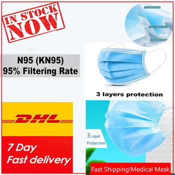

Ship To USA DHL 50pcs n95maskes kn95maskes mascarilla kn95mask facemasks 5 layer black anime earloop respirator pocket insert