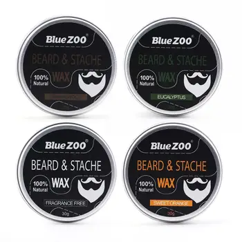

30g 100% Natural Organic Men's Beard Cream Beard Moisturizing Styling Wax Beard Conditioner Men's Beard Care Styling Moisturizin