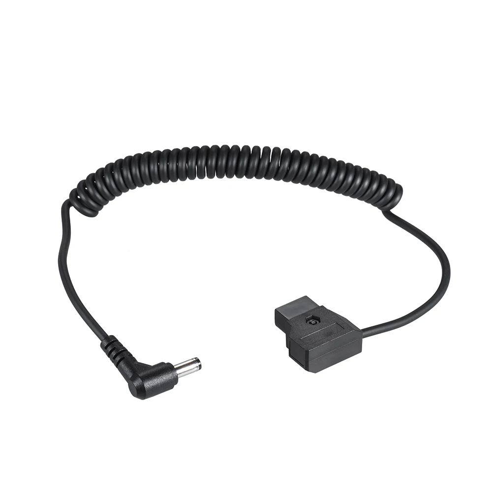 Andoer спиральный 2 м/6.5ft D-Tap 2Pin штекер для DC 5,5*2,1 мм переходной кабель удлинитель эластичная линия для Anton V-Mount батарея питания
