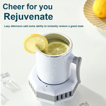 

Drink Summer Beverage Mug Gift For Water Milk Office Home Desk Beer Portable Instant Cooling Cup Travel Electric Plate Freezer