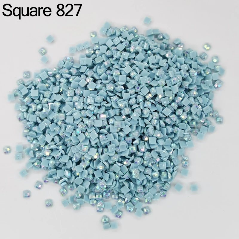 Colored AB Drills Square For 5D DIY Embroidery Rhinestone Colorful Mosaic Many Color Shinning Gift Make Diamond Painting 