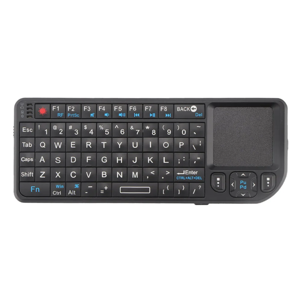 Оригинальная беспроводная клавиатура 2,4G Air Fly mouse, Мини Портативная клавиатура с сенсорной панелью для samsung LG Android ТВ ПК ноутбук