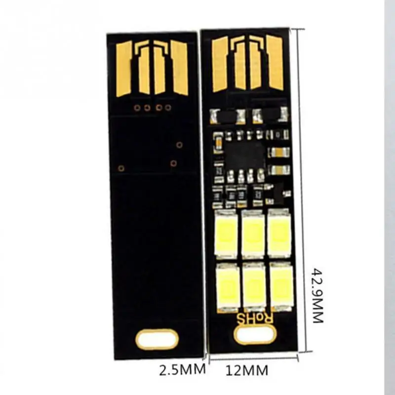 

HiMISS 5Pcs/Set 6-LED Night Light USB Power 1W 5V Touch Dimmer Warm White Light