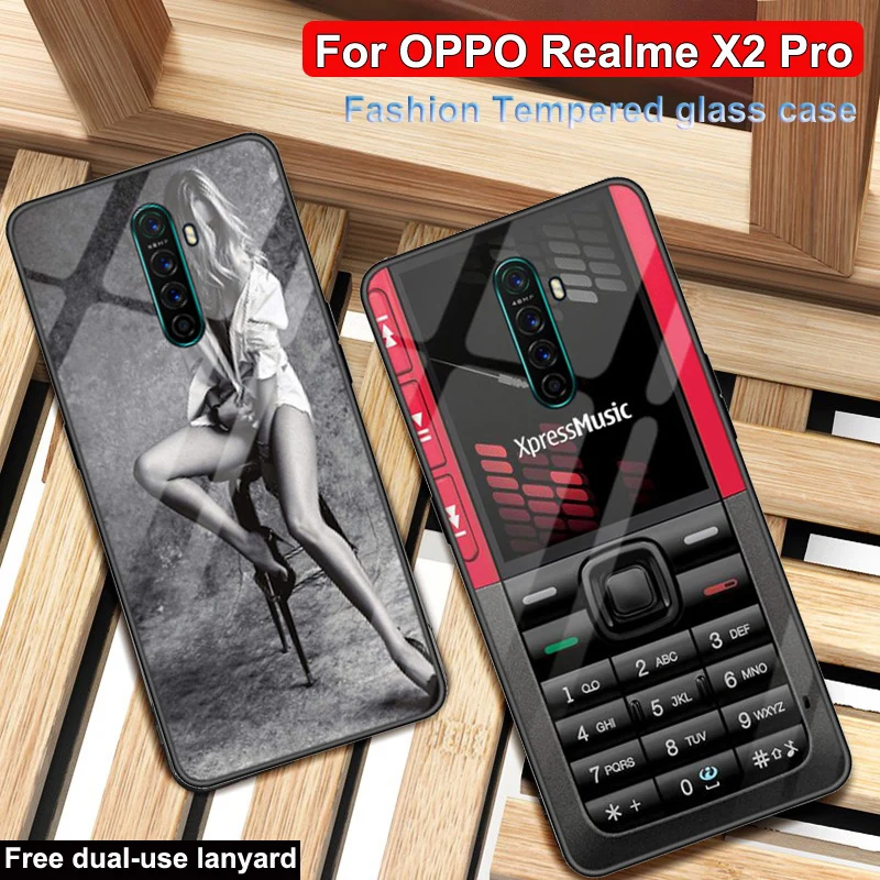 For Oppo Realme X2 Pro Case Realmex2 Pro Tempered Glass Hard Back Cover Cases For Oppo Realme X 2 Pro X2pro Glass Case Shell Aliexpress Cellphones Telecommunications