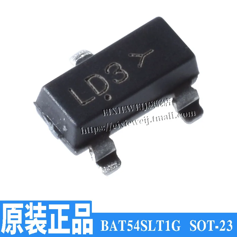 20 шт 100 BAT54SLT1G СОТ-23 LD3