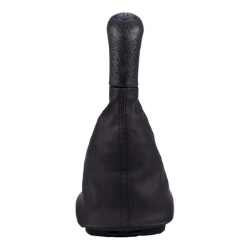 

for Skoda Octavia A4 1997-2011 5 Speed Car Gear Shift Knob with Holster-Black Cover Replacement Kit