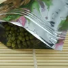 12x20cm 100pcs Silver Plating Aluminum Foil Zip Lock Bags Peanut Snack Storage Plastic Zipper Closures Pouch Food Packaging Bag 3