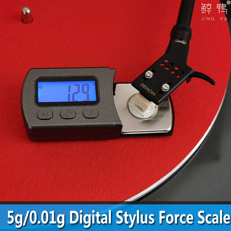 5g/0.01g LCD Digital Dynamomter Turntable Stylus Force Balance Gauge With Calibration Weight - ANKUX Tech Co., Ltd