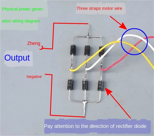 Low-Speed Three-Phase Permanent Magnet Brushless AC Brushless Wind Generator + Ballast 200W Hand Hydraulic Power 12V-300V 4