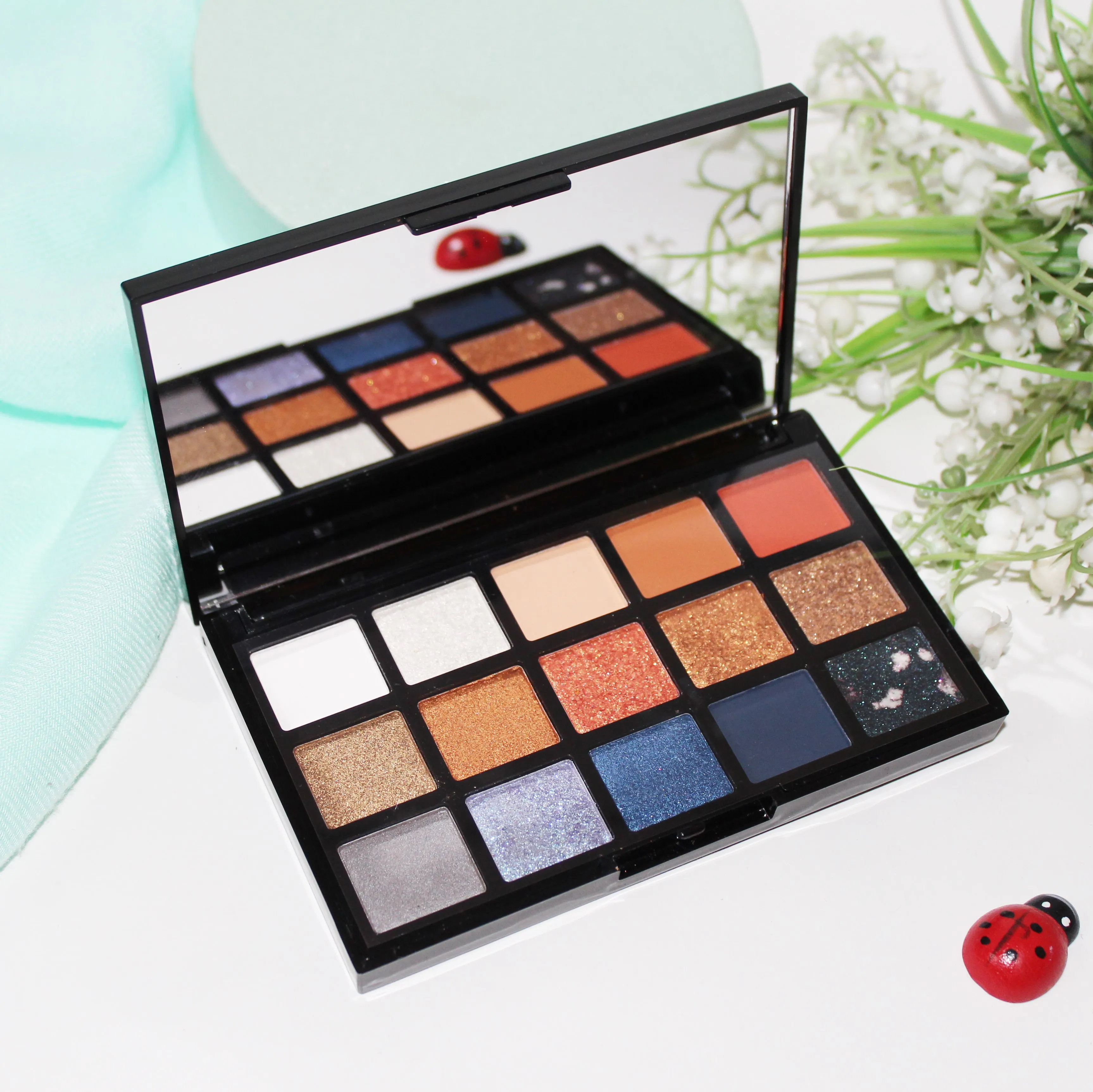 BANXEER 2 pcs Eyeshadow Palette Matte Shimmer Nude Eyeshadow Makeup Palette 15 colors Waterproof Eye shadow Powder Cosmetic Tool BANXEER 2 pcs Eyeshadow Palette Matte Shimmer Nude Eyeshadow Makeup Palette 15 colors Waterproof Eye shadow Powder Cosmetic Tool