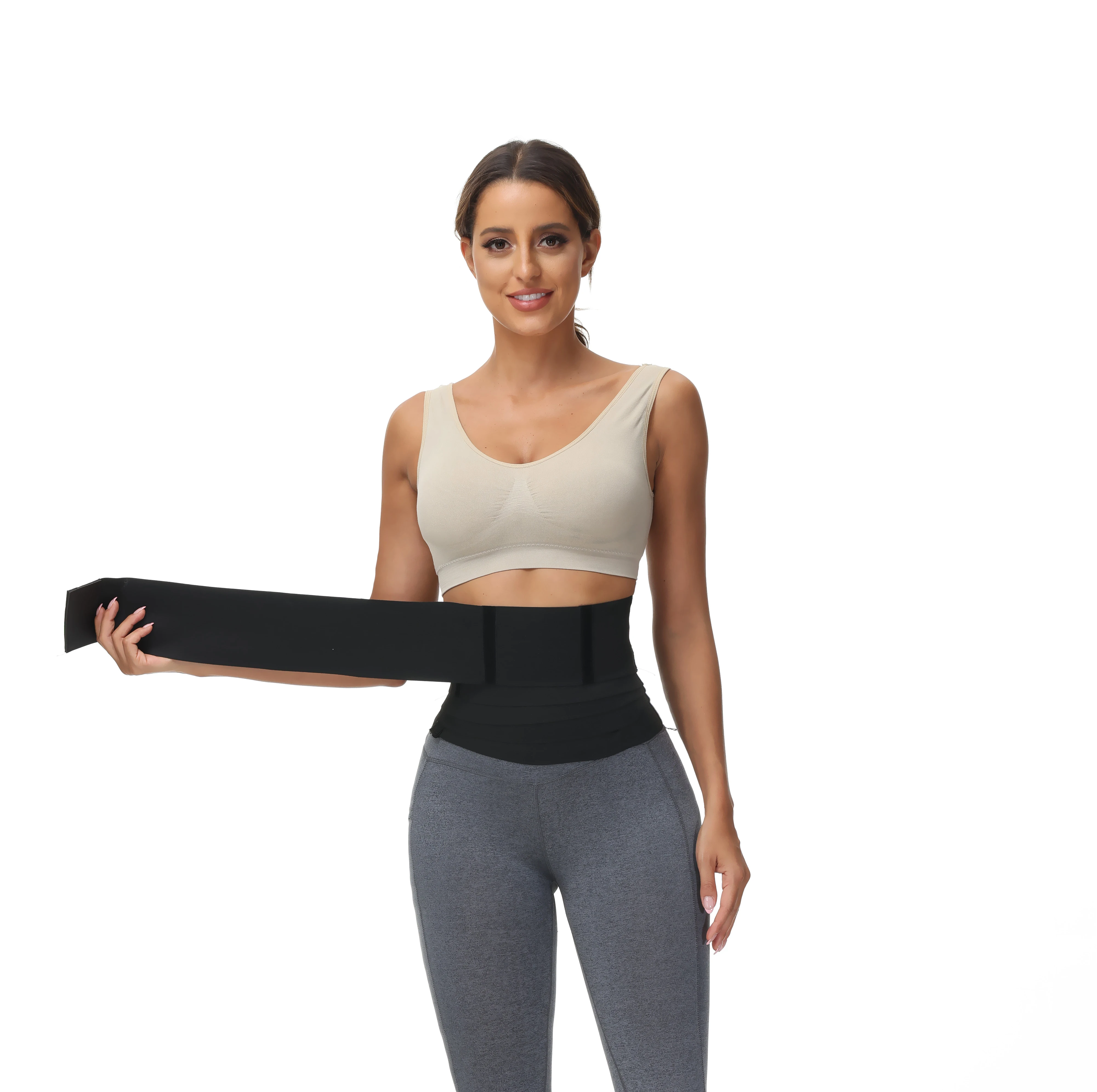 Waist Trainer for Women Snatch Me Up Bandage Wrap Lumbar Waist Support Belt Adjustable Belly Waist Wrap for Women General body shaper