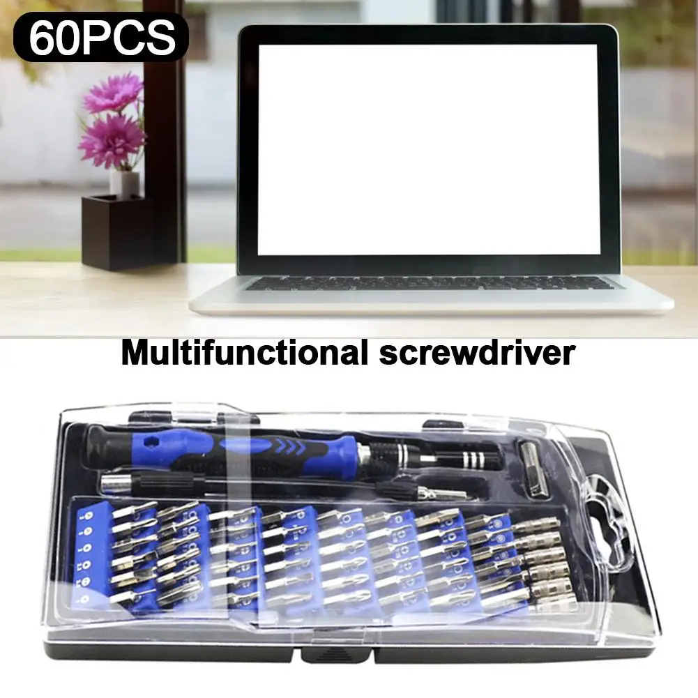 

60 In 1 Set Screwdriver Set Precision Mini Magnetic Screwdriver Bits Kit ForIPad Mobile Phone Computer Camera Repair Tools