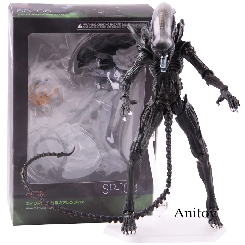 AVP Aliens VS Predator фигурка SP-108 Alien Takayuki Takeya Ver. ПВХ Коллекционная модель игрушки