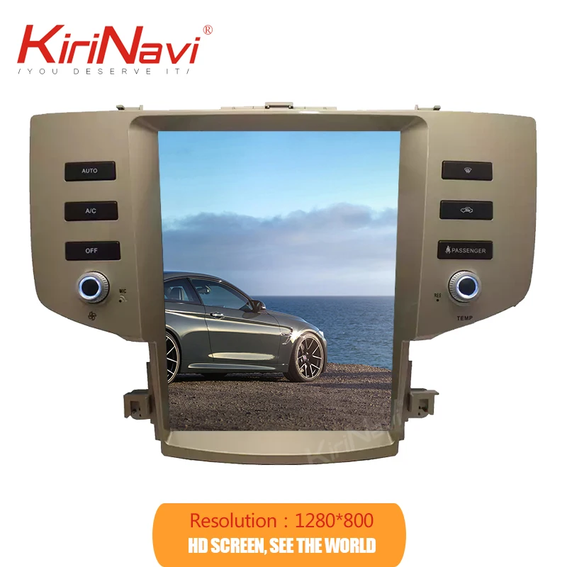 KiriNavi вертикальный экран Tesla style 12,1 ''Android 8,1 автомобильный Dvd мультимедийный плеер для Toyota Mark eiz автомобильный Радио 4G 2005-2009