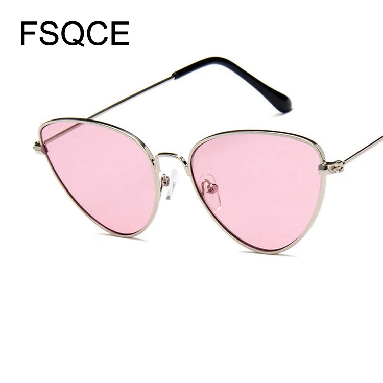 Солнцезащитные очки больших размеров, модные женские солнцезащитные очки кошачий глаз, брендовые дизайнерские ретро очки с металлическим покрытием, зеркальные солнцезащитные очки, очки UV400