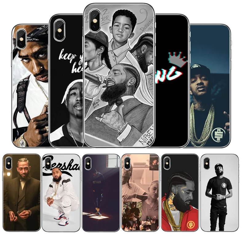 Рэппер Nipsey Hussle TPU Мягкий силиконовый чехол для телефона iPhone 11 Pro 11Pro Max 8 7 6 6S Plus X XS MAX
