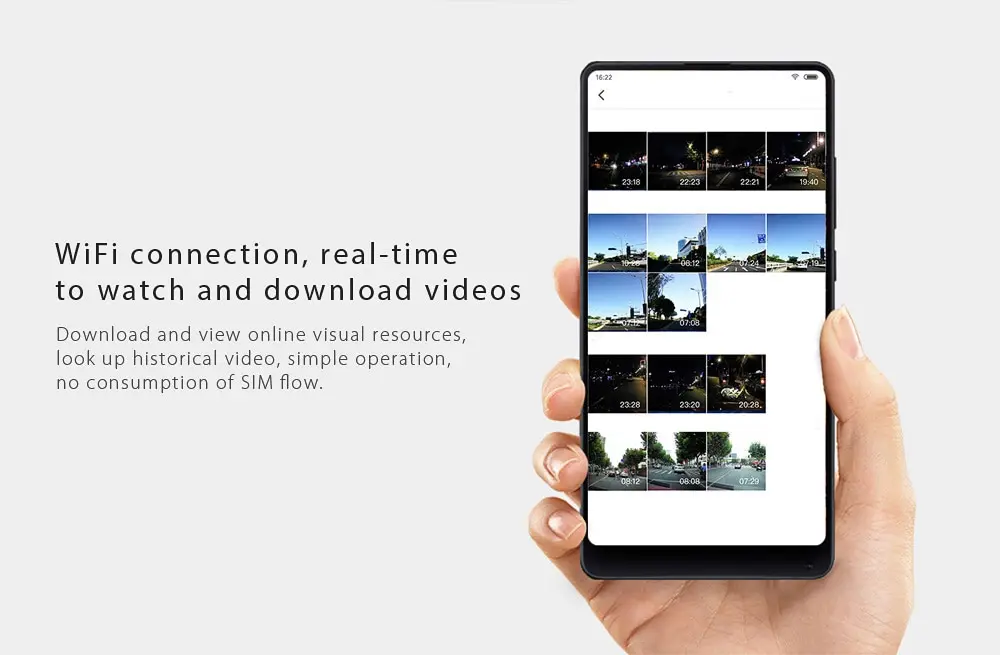 Xiaomi 70 Minutes WiFi Car DVR 1080P Full HD Camera 