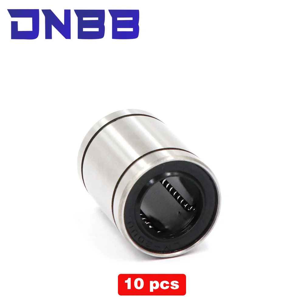 10 шт. LM3UU LM4UU LM5UU LM6UU M8UU LM10UU LM12UU LM16UU LM20UULinear Втулка с ЧПУ линейные подшипники для