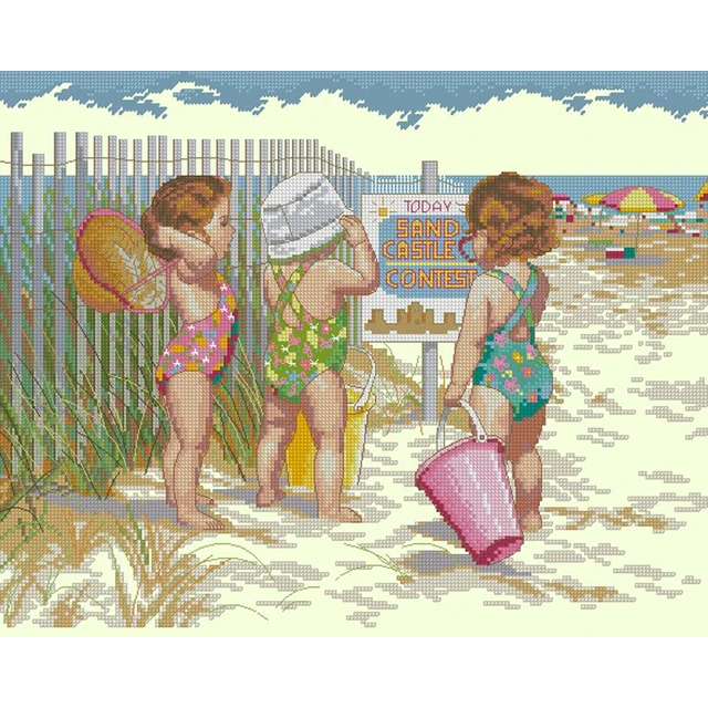 Cross Stitch Children, Cross Stitch Kit