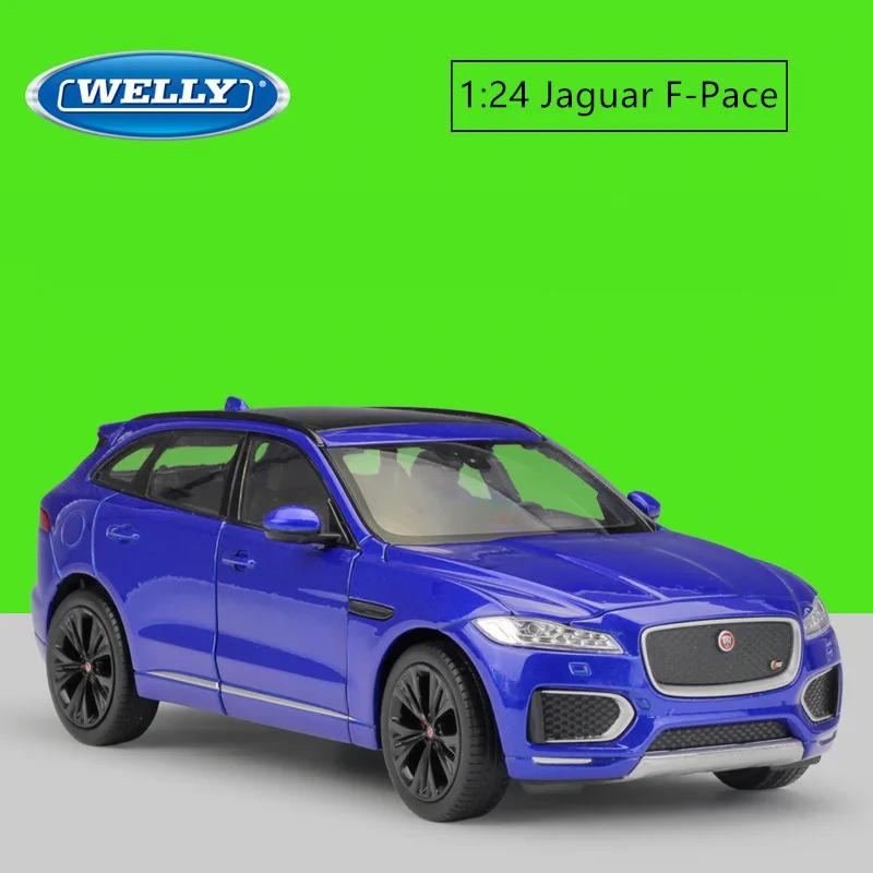WELLY 1:24 Jaguar JAGUAR F-Pace внедорожник автомобиль спортивный автомобиль моделирование сплав модель автомобиля ремесла Коллекция игрушек инструменты подарок
