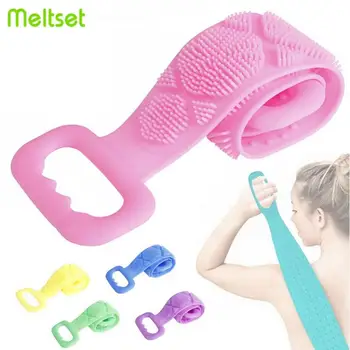 

Magic Bath Brush Silicone Massage Body Shower Brush 60cm Wash Body Belt Brush Rubbing Back Mud Peeling Skin Clean Shower Brushes