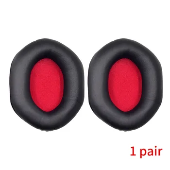 

1pair PU Leather Soft Foam Cover On-Ear Earmuffs Studio Round Noise Proof Cushions Replacement Ear Pads Music For Crossfade M100