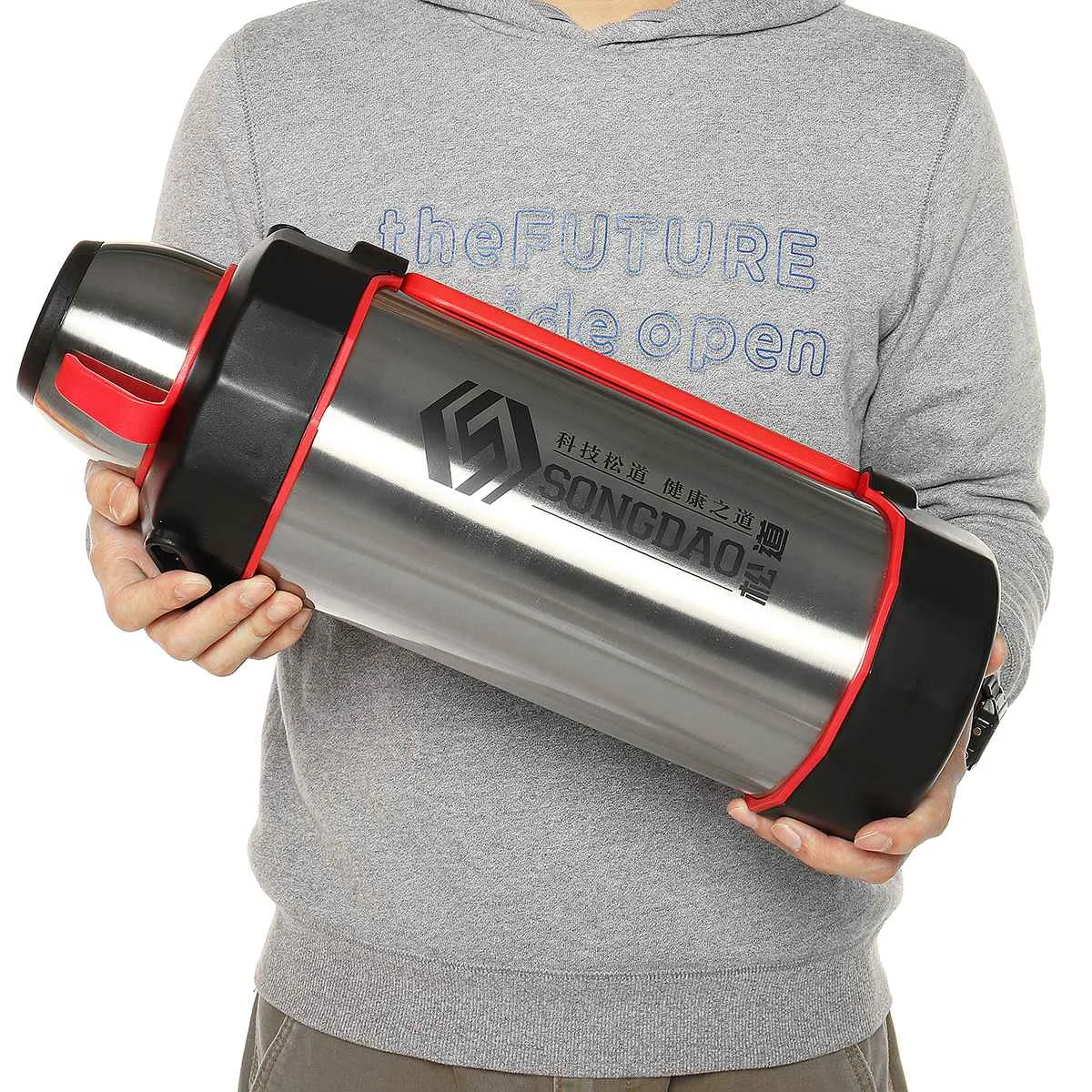

5200ML Super Large Capacity Vacuum Flask 72 Hours Insulation Water Bottle Cup Stainless Steel Sport Bottle for Home Office Car