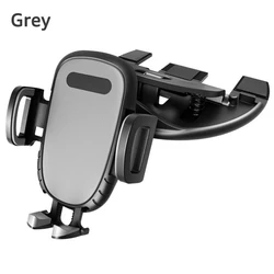 Universal Car Phone Holder Stand - CD Slot Mount (Grey)