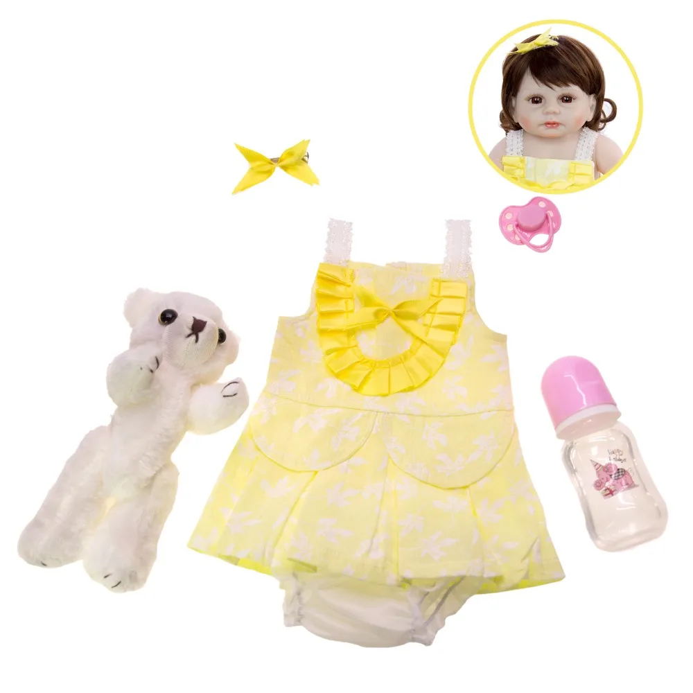 KEIUMI 19 дюймов Reborn Младенцы силиконовые полное тело Reborn Girl Life Boneca Детские подарки на день