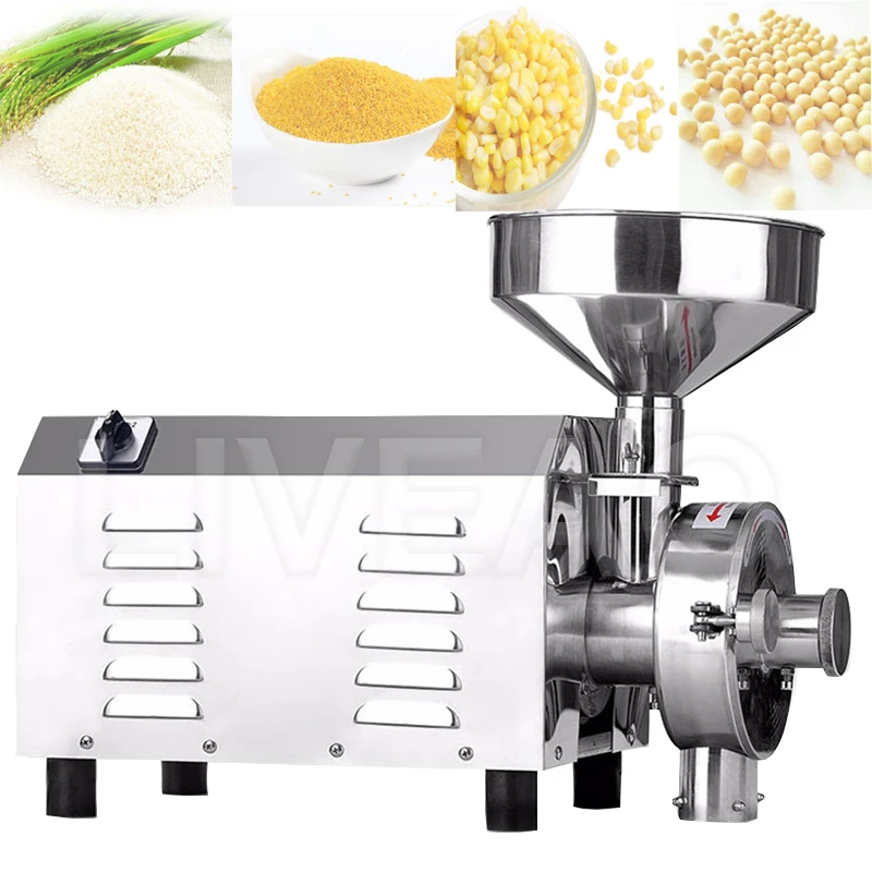 

Commercial Food Cereal Grain Milling Machine 50-60kg/h Full-Automatic Powder Grinder Machine