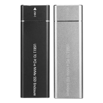 

NVME USB Enclosure Based On JMS583 10 Gbps USB 3.1 Gen 2 To PCIe Gen 3x2 Bridge Chip, M Key Portable SSD Enclosure For Samsung