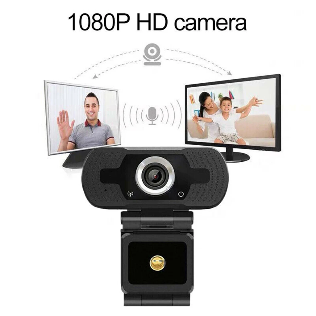 1pc HD Webcam 1080P With Microphone PC Laptop Desktop Android TV USB Webcam