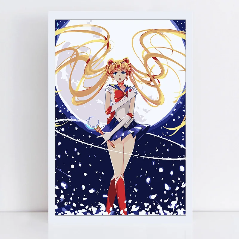 

paint by number art painting by numbers anime Sailor Moon