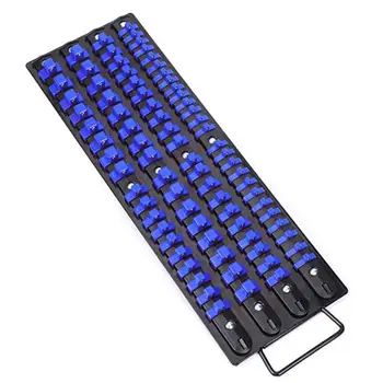 

1Set Socket Organizer Premium Quality Socket Holder 26PCS 1/4 Inch 30PCS 3/8 Inch 24PCS 1/2 Inch Portable Socket Organizer Tray