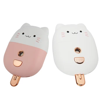 

2020 New 40ml Cute Pet Handheld Alarm Humidifier USB Rechargeable Face Mist Sprayer Air Freshener Creative Gift
