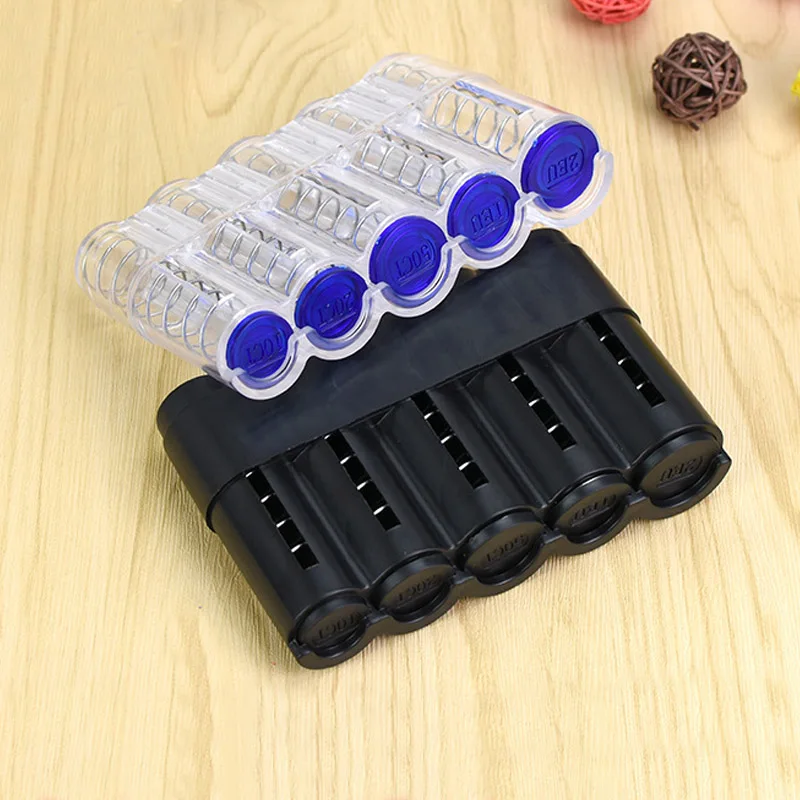 Home Decor Storage Coins Purse Coin Holder Case Money Boxes Euro Coin Dispenser Storage Box