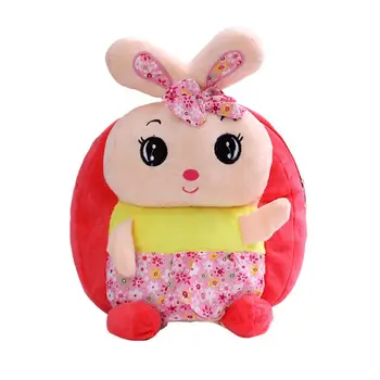 

Toddler Baby Small Rabbit Backpack Cartoon Plush Shoulder Backpack Travel Bag A69C
