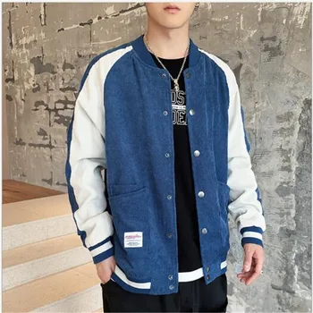 

Fall new jacket men's youth casual all-match jackets trend lapel coat top outerwear